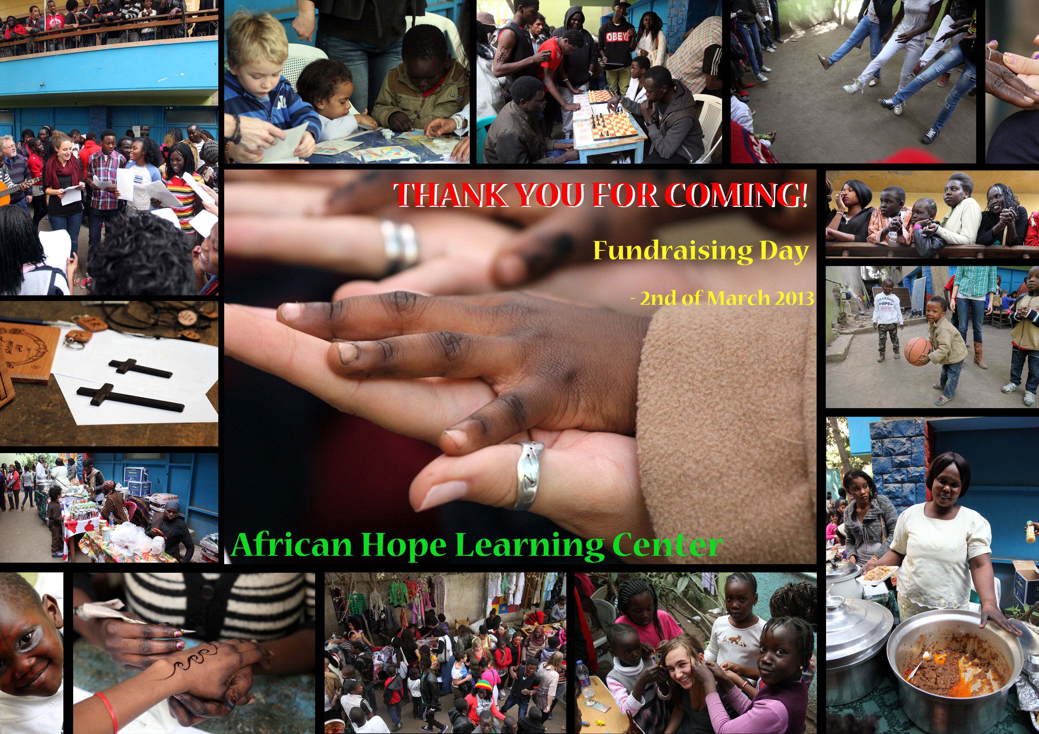 AHLC Thank you- Fundraising day